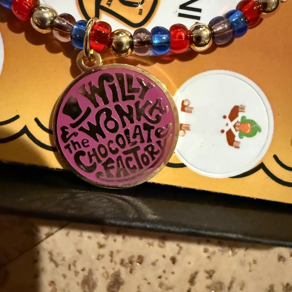 2021 Alex and Ani Willy Wonka Bracelet in 50th Anniversary Box